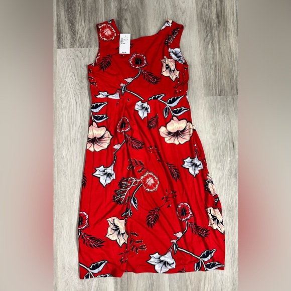Cleo XS Red Floral Dress - Picture 2 of 3